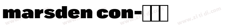 marsden con字体转换